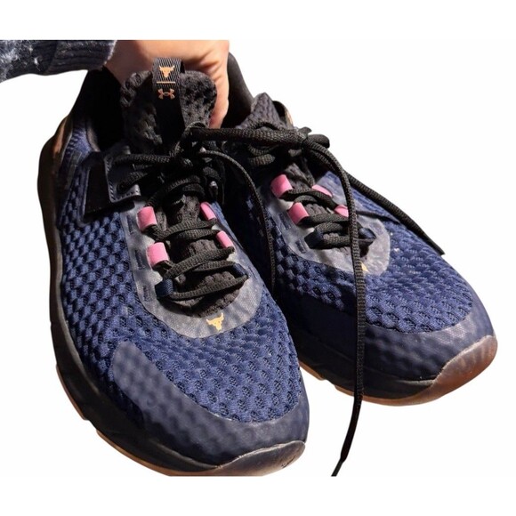 Under Armour Project Rock BSR 4 Training Shoes Midnight Navy-Black Mens Size 10 main image 4